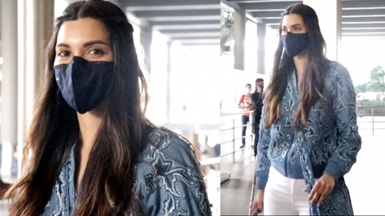 Daina Penty spotted at Mumbai airport | FilmiBeat