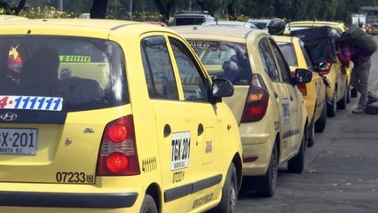 Download Video: Avanza paro nacional de taxistas con varios puntos de concentración en Bogotá