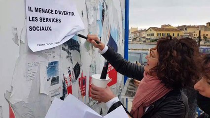 Le collectif féministe de Martigues en action pour ce 25 novembre