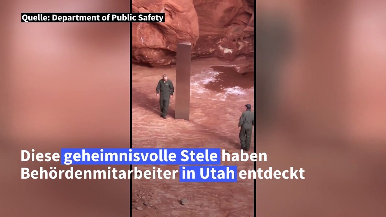 Mysteriöse metallsäule in utah gibt rätsel auf