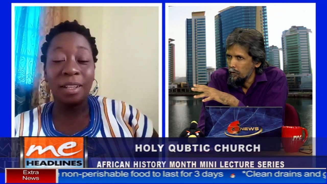 7 - African history month lecture series: Holy...