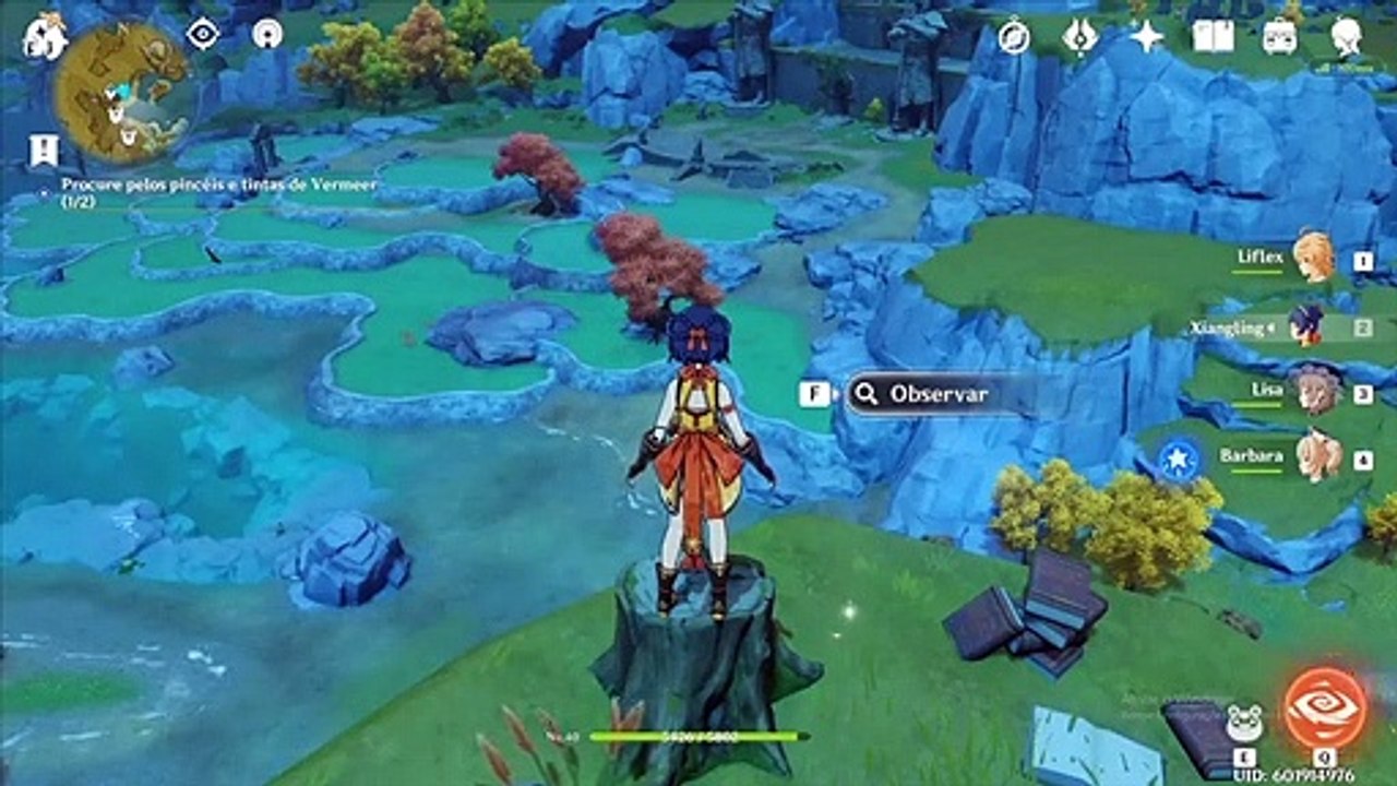 Como Achar e Concluir a missão Paisagens de Luhua - Genshin Impact