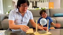 Balloon Pop on Bed of Nails Easy DIY Science Experiments for kids