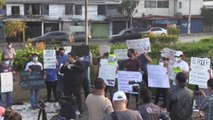 Salvadoreños se manifiestan en contra del Gobierno de Nayib Bukele