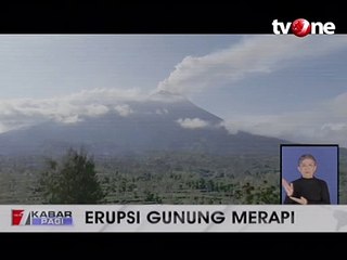 Gunung Merapi Keluarkan Asap Putih Setinggi 600 Meter