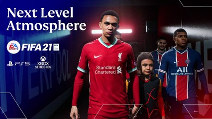 FIFA 21 - Escena de inicio en PS5 y XSX