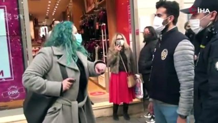 Maske cezası yiyen vatandaştan polise: Şov yapıyorsun