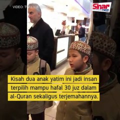 Istimewa sungguh dua anak yatim ini hingga digelar 'Google al-Quran’