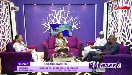 Wareef du 25 Novembre 2020 présenté par Eva Tra - Thème : Les assurances