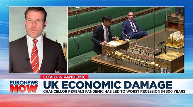 UK economy to suffer 'largest fall in output for 300 years' as GDP down 11.3% in 2020, says Sunak