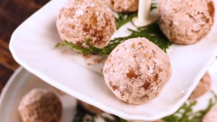 Holiday Peanut Butter Whiskey Balls