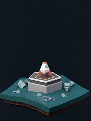 Low Poly Rocket Animation