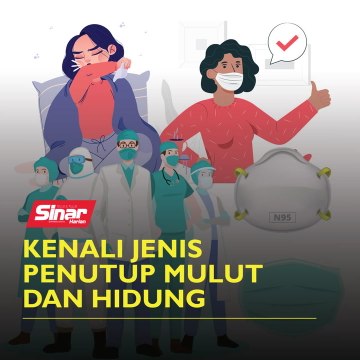 Kenali jenis penutup mulut dan hidung