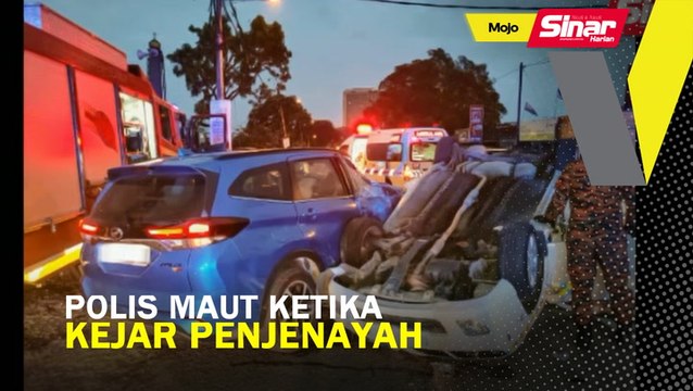 Konstabel polis maut kemalangan ketika kejar penjenayah