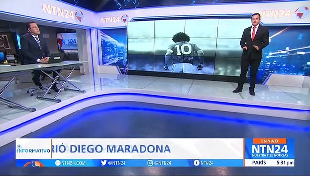 Falleció el futbolista argentino Diego Armando Maradona