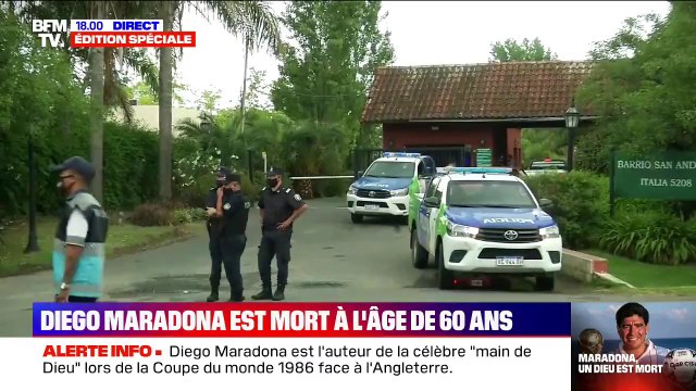 Mort de Diego Maradona: le gouvernement argentin décrète trois jours de deuil national