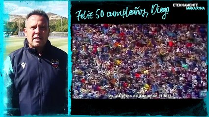 Richy Castellanos reúne a 156 celebridades para felicitar a Diego A. Maradona en su 60 cumpleaños.