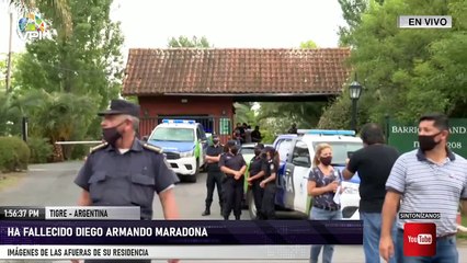 En Vivo desde Argentina - Ha muerto Diego Armando Maradona