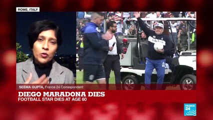 'Ciao Diego': Napoli bid farewell to club legend Maradona