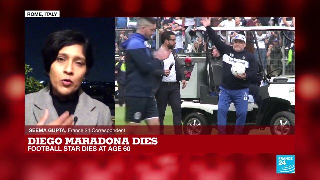 'Ciao Diego': Napoli bid farewell to club legend Maradona