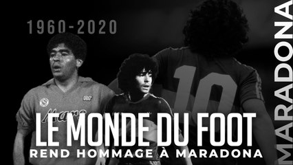 LE MONDE DU FOOT REND HOMMAGE À DIEGO MARADONA APRÈS SA DISPARITION 