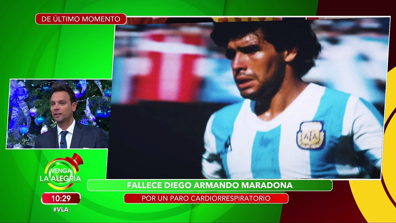 ¡Recordamos la carrera y trascendencia de Diego Armando Maradona en el programa! | Venga La Alegría