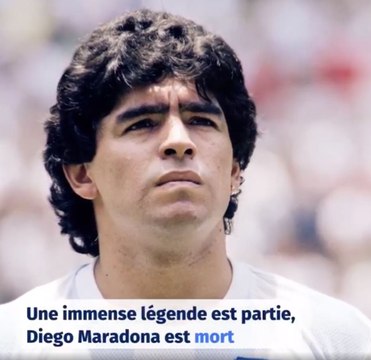 Diego Maradona est mort