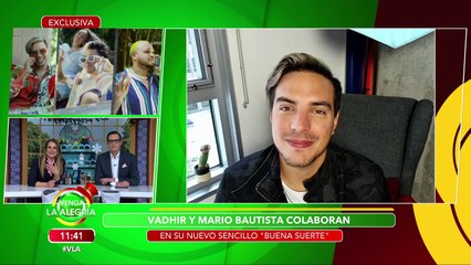 Vadhir Derbez nos platica de su estreno 'Buena suerte' al lado de Mario Bautista. | Venga La Alegría