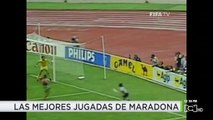Lá mejores jugadas de Maradona