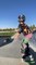 Kid Smoothly Slides Around Skatepark on His Skateboard