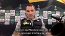 Rodgers reflects on the life of his 'idol' Maradona