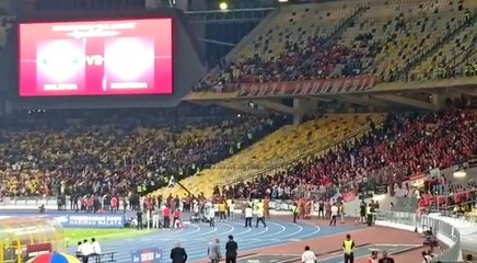 MAS vs INA: Provokasi mula tercetus antara dua penyokong