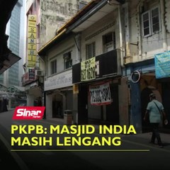 Masjid India masih lengang