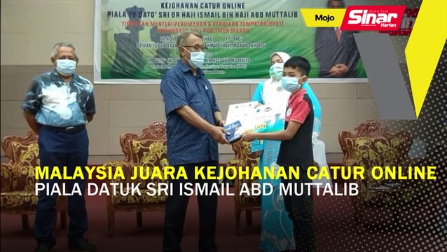 Malaysia juara Kejohanan Catur Online Piala Datuk Sri Ismail Abd Muttalib