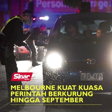 Melbourne kuat kuasa perintah berkurung hingga September