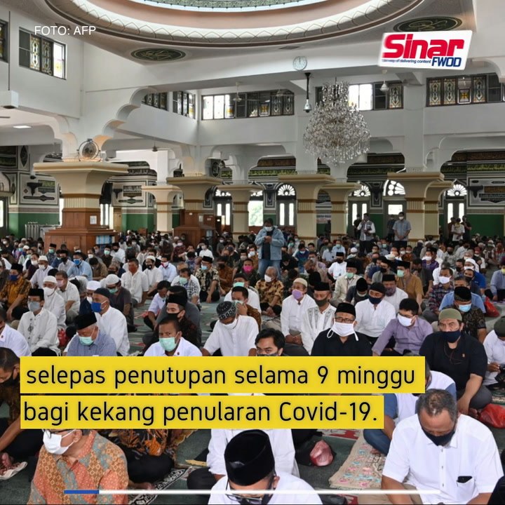 Masjid di Jakarta, Jordan benarkan solat Jumaat