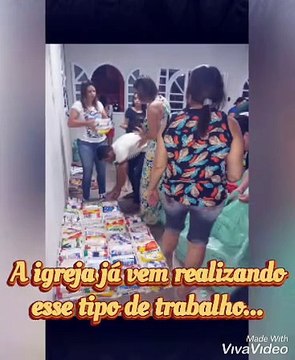 Igreja realiza campanha para arrecadar alimentos para famílias carentes em Cajazeiras