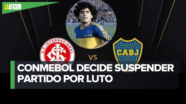 Suspenden juego de Boca Juniors en Copa Libertadores por muerte de Maradona