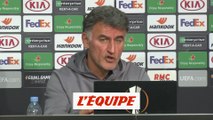 Christophe galtier après la défaite contre l ajax : « on n a pas joué » - foot - c3 - lille