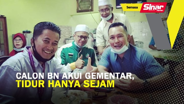 PRK Chini: Calon BN akui gementar, tidur hanya sejam