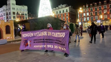 Manifestación en Valladolid porque la violencia "sí tiene género"