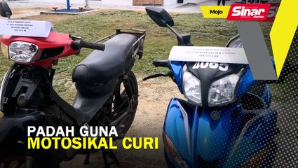 Padah guna motosikal curi