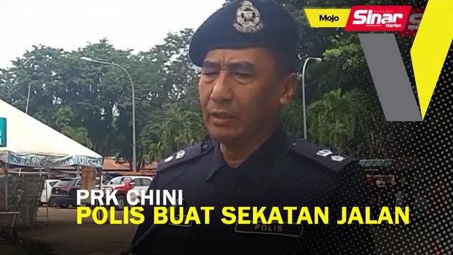 PRK Chini, polis buat sekatan jalan