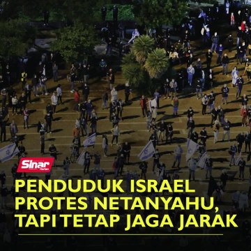 Penduduk Israel protes Netanyahu, tapi tetap jaga jarak