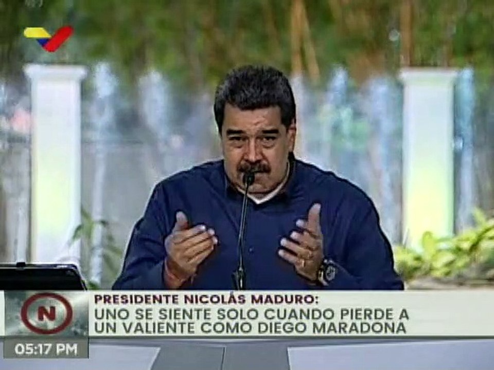 Presidente Maduro: Venezuela tenía un amigo de verdad y ese era Diego Armando Maradona