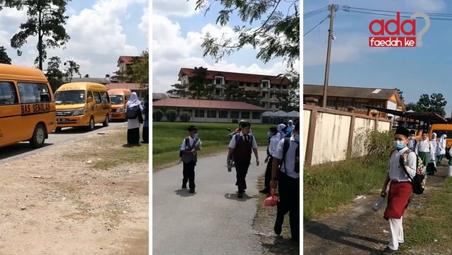 Penjarakan sosial di sekolah tetapi berkongsi van, bas