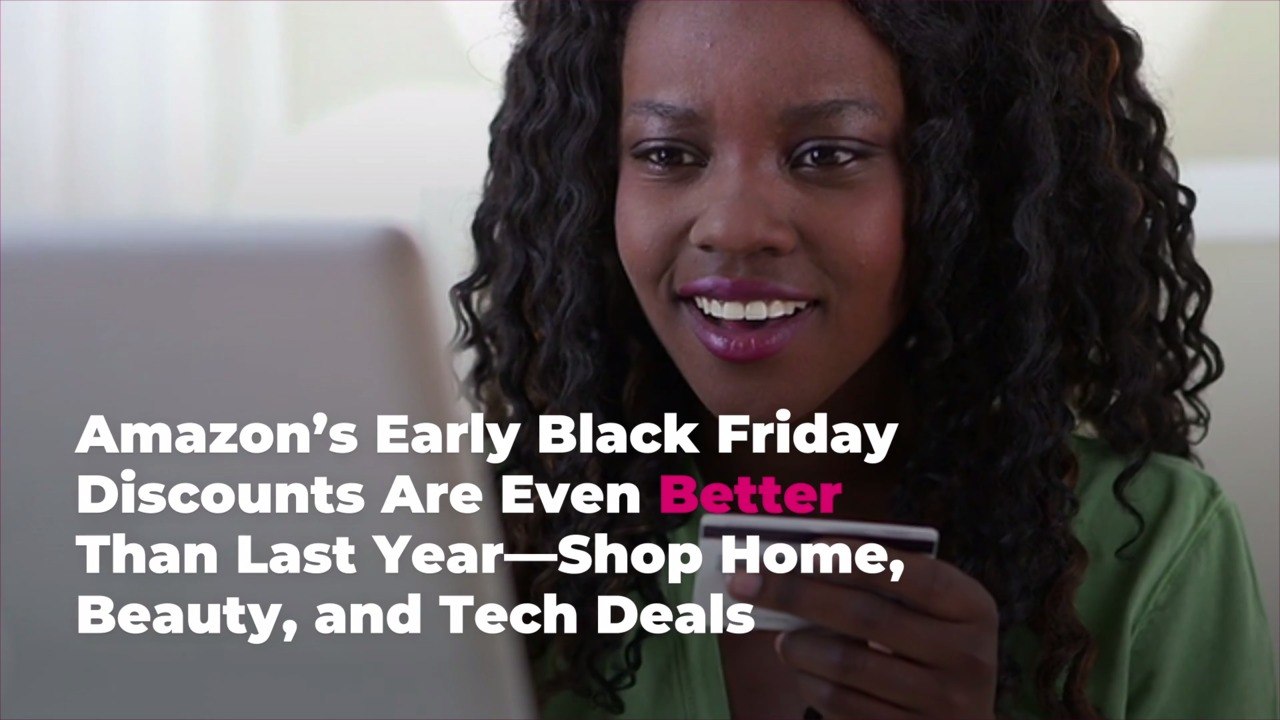 Amazon’s Early Black Friday Discounts Are Even Better Than Last Year—Shop Home, Beauty, and Tech Deals
