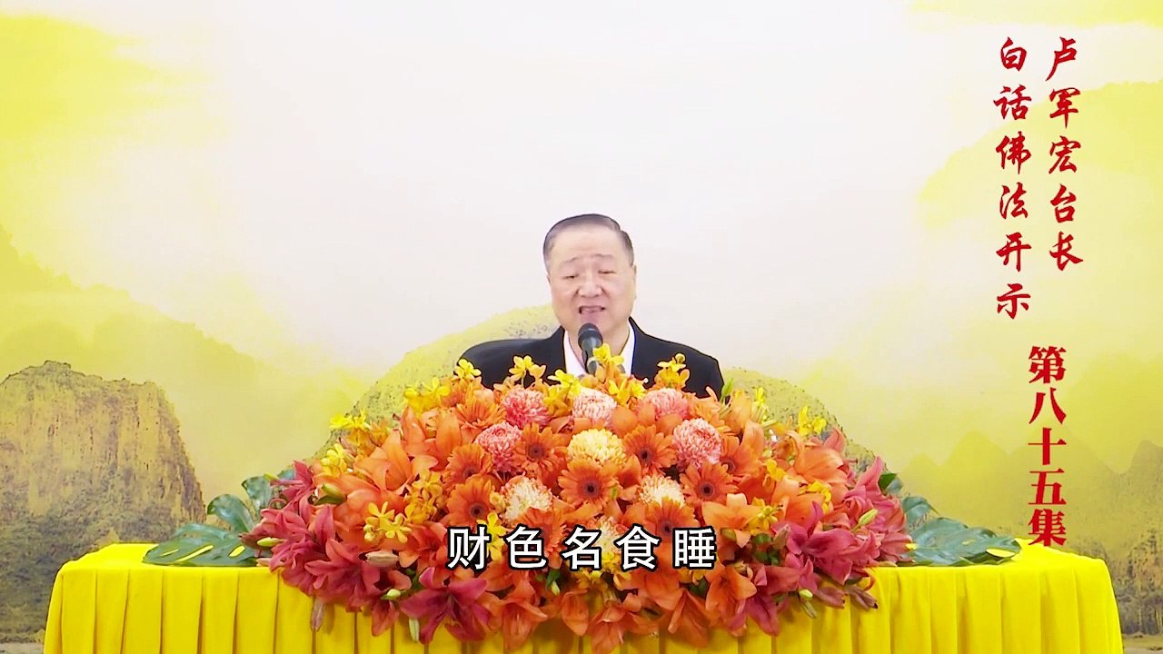 卢台长【第85集】【心、佛、众生三无差别】  卢军宏台长白话佛法开示 2020年6月10日