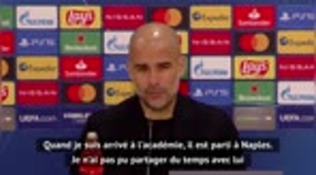 Maradona - Guardiola : J'allais le voir jouer enfant à Barcelone
