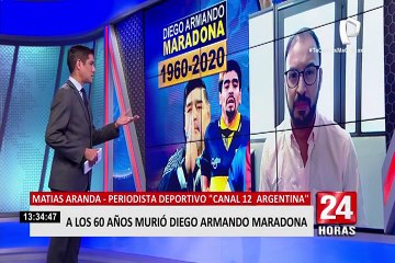 Matías Aranda: “Maradona era el más argentino de los argentinos”